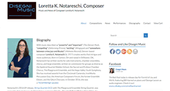 Desktop Screenshot of lorettanotareschi.com