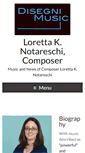 Mobile Screenshot of lorettanotareschi.com